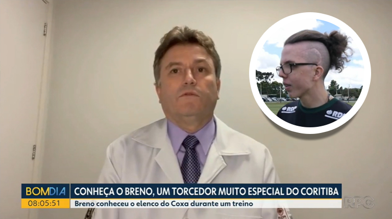 Conheça o Breno, um torcedor muito especial do Coritiba